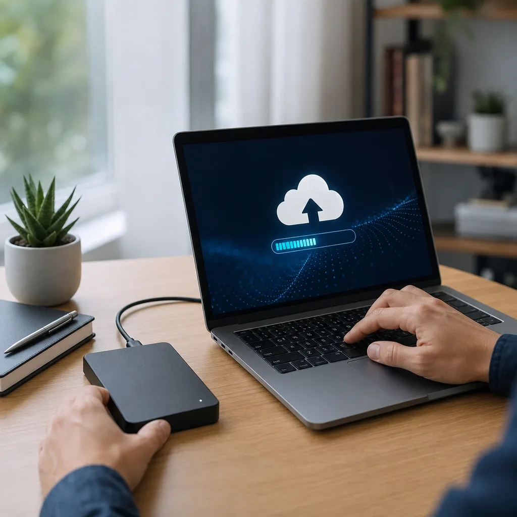 Subiendo archivos a la nube desde laptop